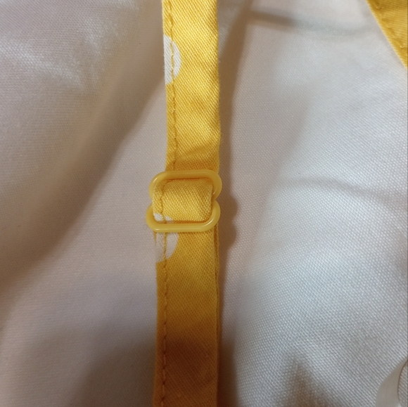 Yellow Polka Dot Fit & Flare Dress SZ 14 by Venus - Picture 6 of 9